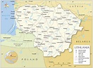 Political Map of Lithuania - Nations Online Project