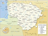Political Map of Lithuania - Nations Online Project