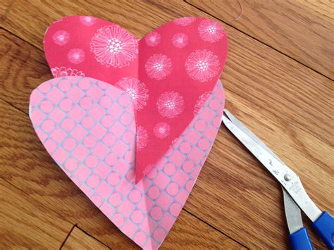 Two It Yourself How To Make 3d Paper Hearts For Valentines Day Crafts