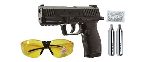 Umarex Mcp Air Pistol Kit 177 With Co2 Glasses Black
