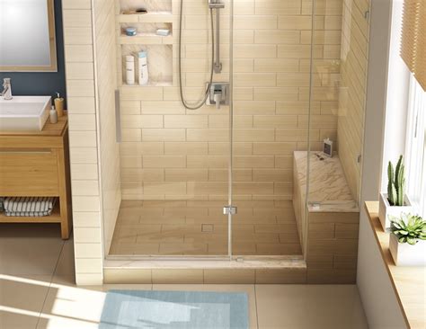 Homeofficedecoration Walk In Shower Stall With Seat