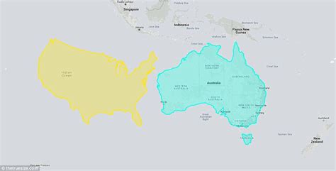 La niña and el niño are opposite phases which require certain changes to take place in both the ocean and the atmosphere before an event is declared. The True Size website shows just how large countries are ...