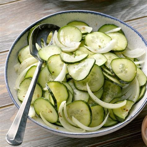 Marinated Cucumbers Recipe How To Make It Taste Of Home