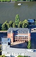 Offenbach am Main von oben - Blick auf die Hochschule für Gestaltung in ...