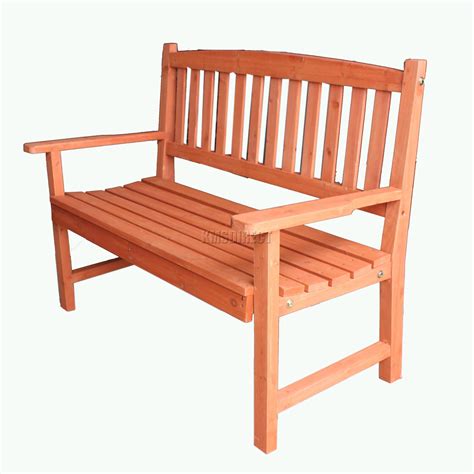 Are available in many different shapes, patterns and seating capacities. FoxHunter Outdoor Wooden Garden Bench 2 Seat Seater ...