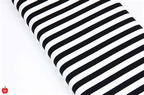 Black And White 12 Inch Stripe Fabric 100 Cotton Fabric Etsy