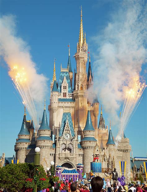Cinderella Castle Disney World Florida With Daytime