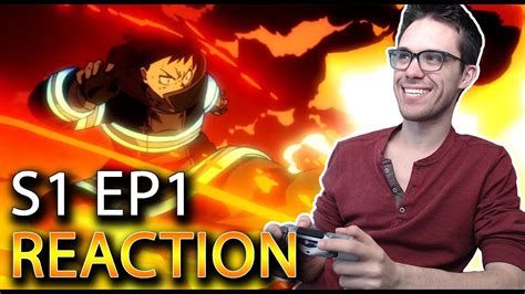 Anime Reaction Fire Force Ep 1 Youtube