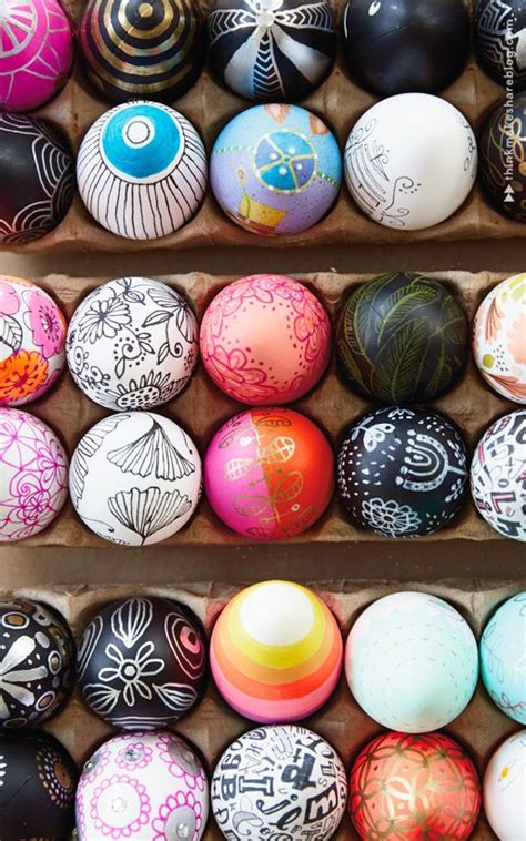 Diy Hand Painted Easter Egg Ideas From Hallmark Artists Thinkmake