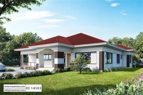 From the traditional to latest designing layouts you will have big collection of house plans. 4 Room House Plan - ID 14503 - House by Maramani