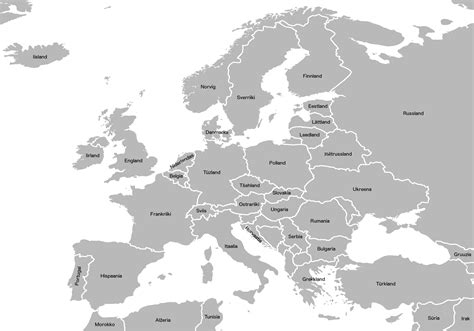 Nootragotiska Karta of Evropa (xpost from /r ...