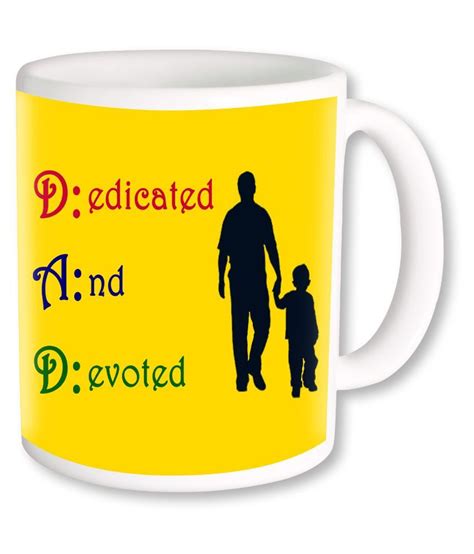 Phototsindia Dad Printed Full Form Coffee Mug 325 Ml Buy Online