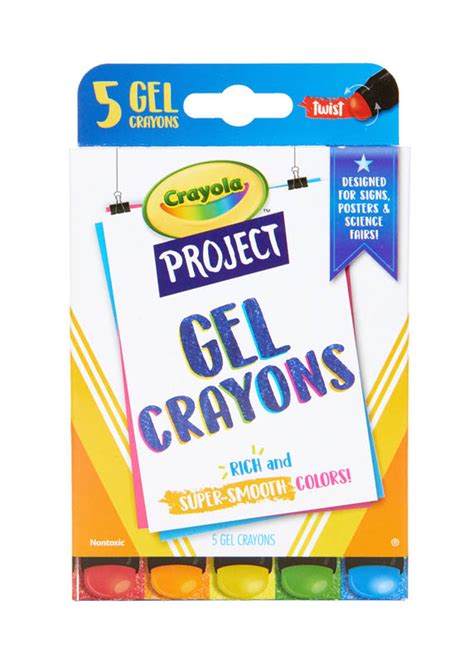 Crayola Project Gel Crayons 5 Count Crayola