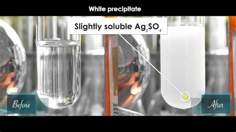 Precipitation Reaction Of Mgso4agno3 Double Displacement Youtube