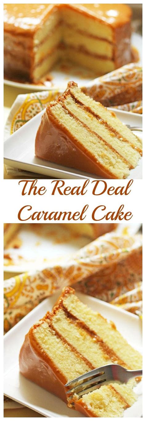 Real Deal Southern Caramel Cake Recipe Caramel Cake