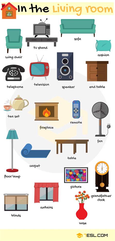 Types Of Furniture Useful Furniture Names With Pictures 7esl
