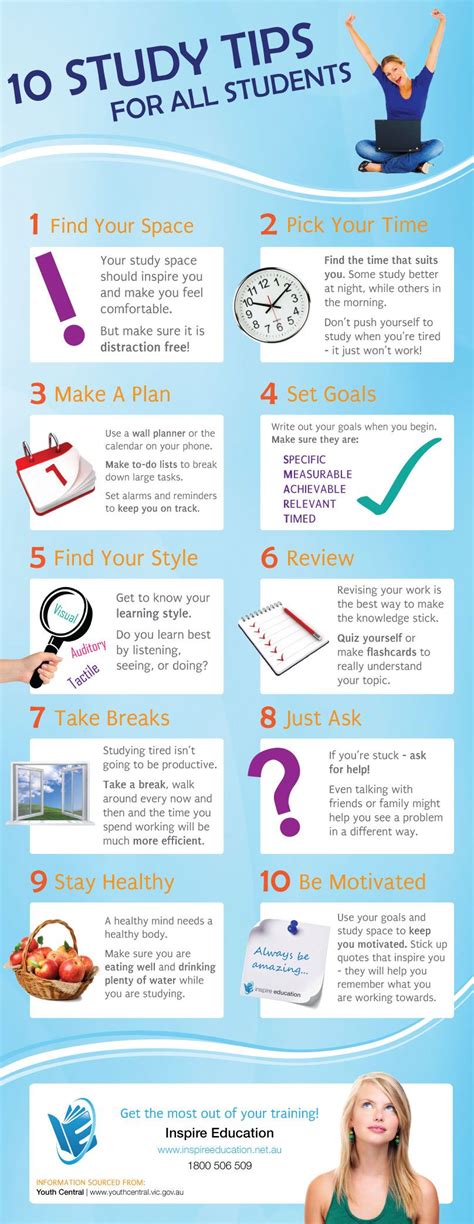 10 Ways To Study Smart Infographic Effective Study Tips Study