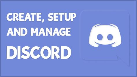 How To Create Setup And Manage Your Own Discord Server Beginners