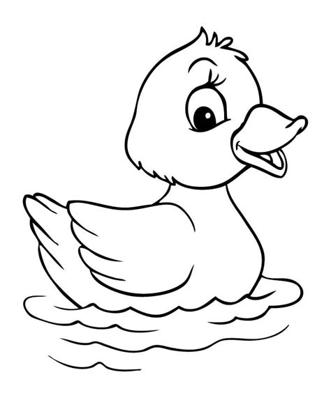 40 Duck Shape Templates Crafts And Colouring Pages