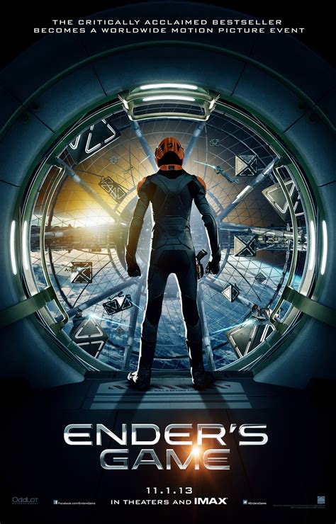 Enders Game Film Poster And New Look Ender Covers Orbit Books