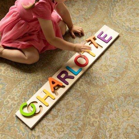 Personalized Name Puzzle Best Early Learning Toys For