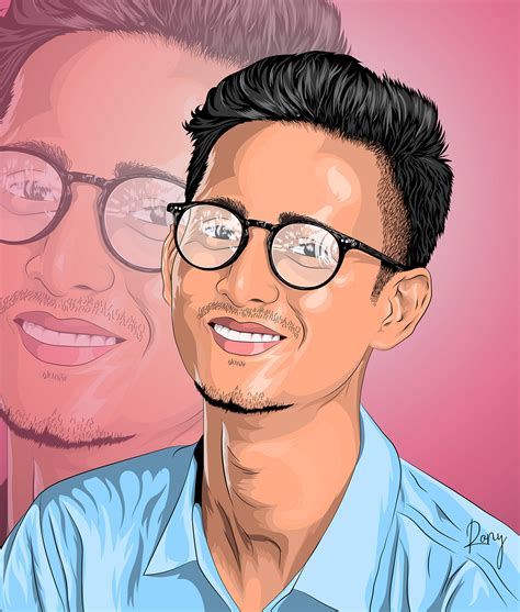 Vector Portrait On Behance