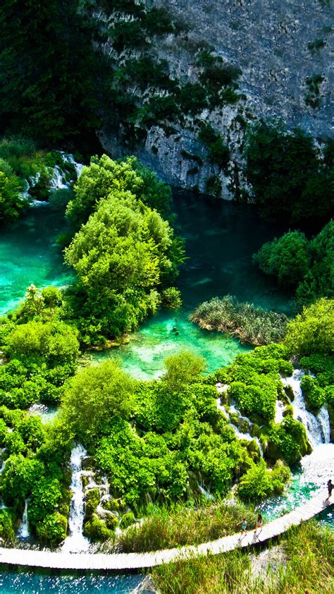 Download all the latest wallpapers for your mobile phone by spliffmobile.com. Beautiful Nature Wallpaper For Mobile plitvice lakes ...