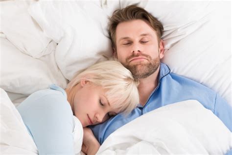 Couple Sleeping Together In Bed Stock Image 16511762 Panthermedia