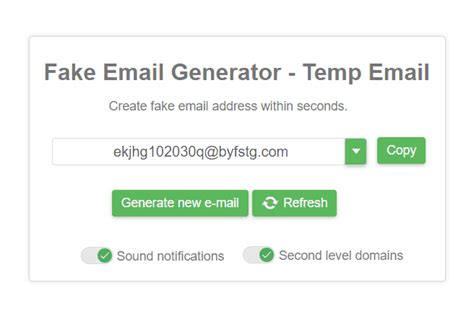 List Of Fake Email Generator Email How