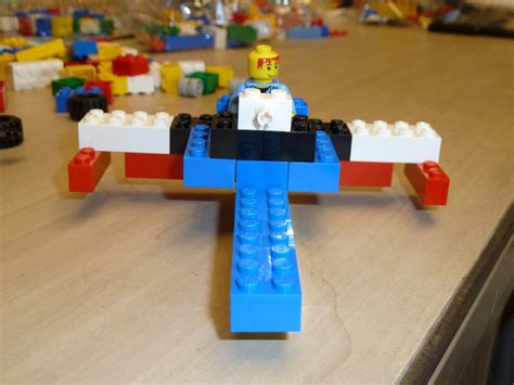 Lego Jet Airplane 9 Steps Instructables