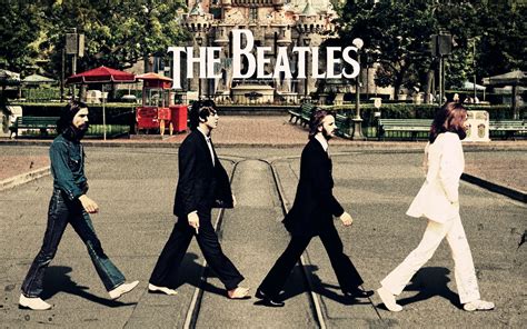 The Beatles Abbey Road Album Cover Hd Wallpaper The Beatles