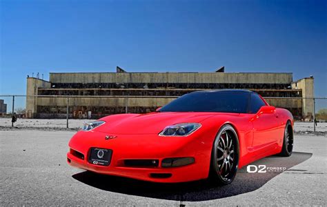 Pics Red C5 Corvette On D2forged Fms05 Wheels Corvette Sales News