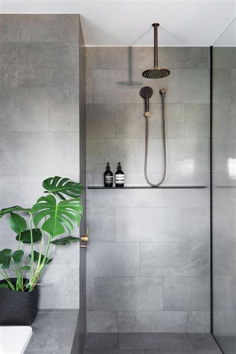 27 Impressive Minimalist Bathroom Tiles ~ Aesthetic Home Design