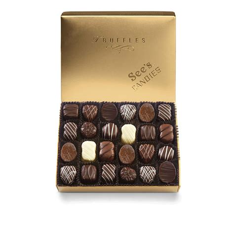 Chocolate Truffles Assortment 1 Lb Sees Candies