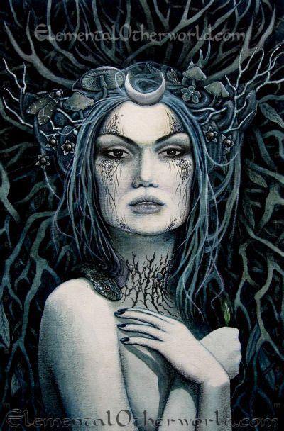 Moon Goddess By Sine Hummel On Etsy Faery Art Pagan Art Goddess Art