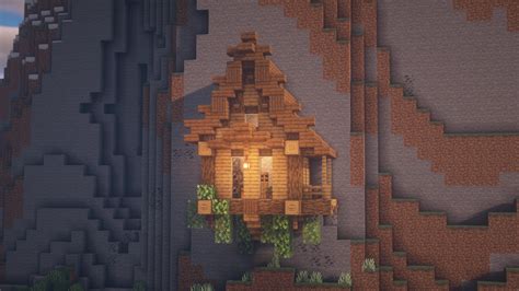 A Small Hillside House Minecraft Houses Minecraft Projects Minecraft