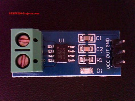 Esp8266 Projects Mailbag Arrival Acs712 Current Sensor Board