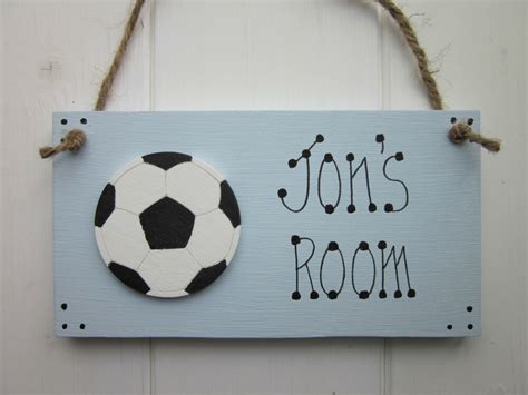 Home » room signs » kids bedroom door signs. FOOTBALL PERSONALISED NAME BOYS GIRLS BEDROOM DOOR SIGN ...