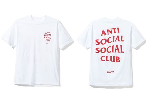 Anti Social Social Club Ds Anti Social Social Club Assc Red Tokyo Tyo