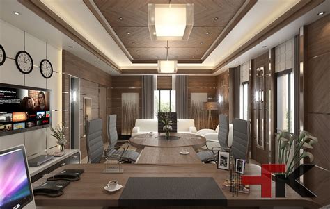 Hisham Elkahki On Behance Ceo Office Office Cabin Design Office