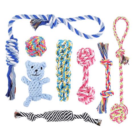 Buy Plutus Pet Dog Chew Toys For Aggressive Chewers 8 Pack Interactive