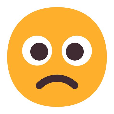 Slightly Frowning Face Flat Icon Fluentui Emoji Flat Iconpack Microsoft