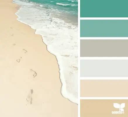 Beach Color Palettes From The Shore Beach Bliss Living