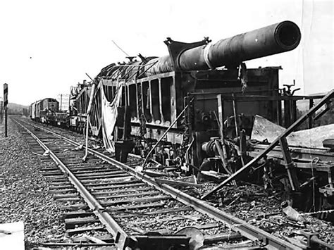 Duits Spoorweggeschut 38 Cm Kanone Eisenbahn Siegfried Tracesofwarnl