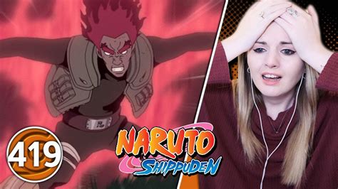 The 8th Gate Naruto Shippuden Episode 419 Reaction Youtube