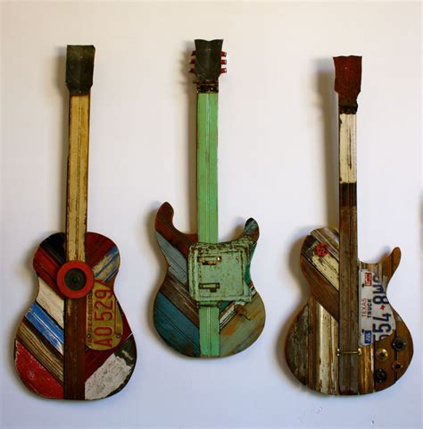 Artwork By Ridley Stallings Guitar Wall Art Reclaimed Wood Art