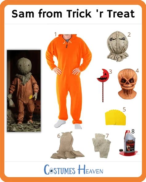 Easy Sam From Trick R Treat Costume Ideas For Cosplay And Halloween