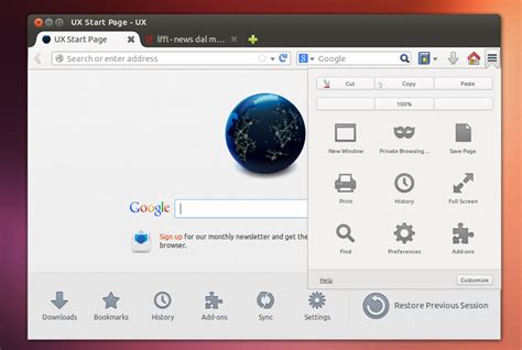Firefox con Australis arriverà in versione stabile il marzo Linux Freedom