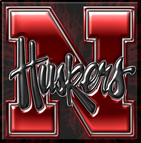 Huskers Logo Black Lightning 01 Nebraska Football Nebraska Nebraska
