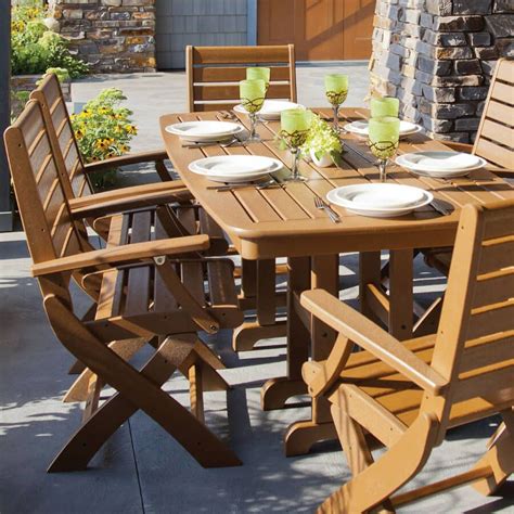 Polywood Signature Folding Dining Armchair In 2020 Patio Dining Set